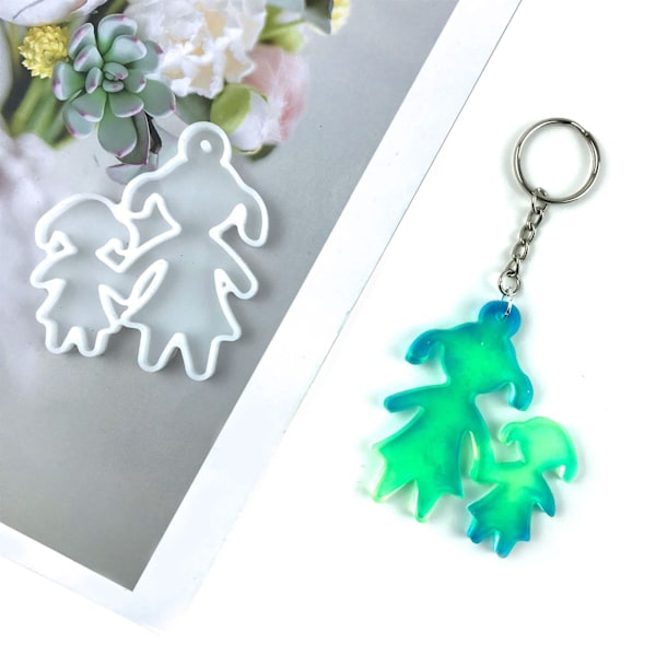 Avainnipun mold, kristalli epoksimuotti MOULD Transparent