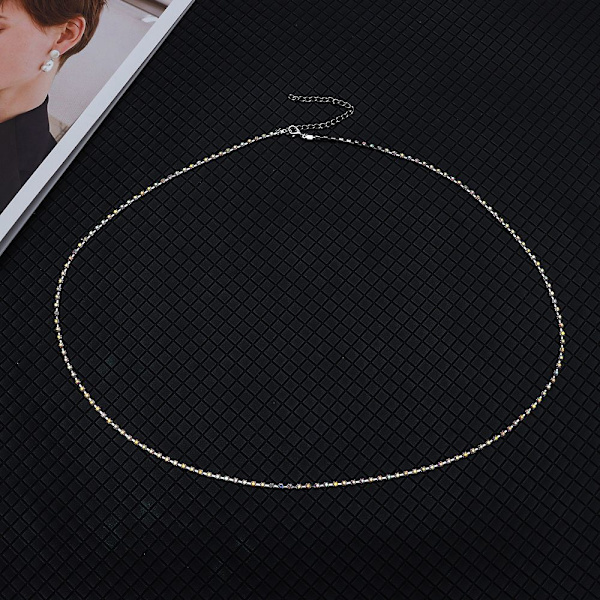 Rhinestone Body Chain Crystal Midjekedja MULTICOLOR multicolor