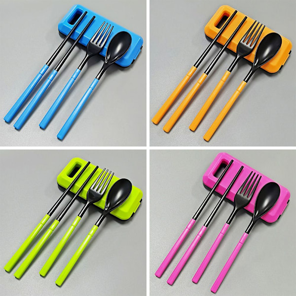 Kokoontaittuva astiasto Set PINK Pink