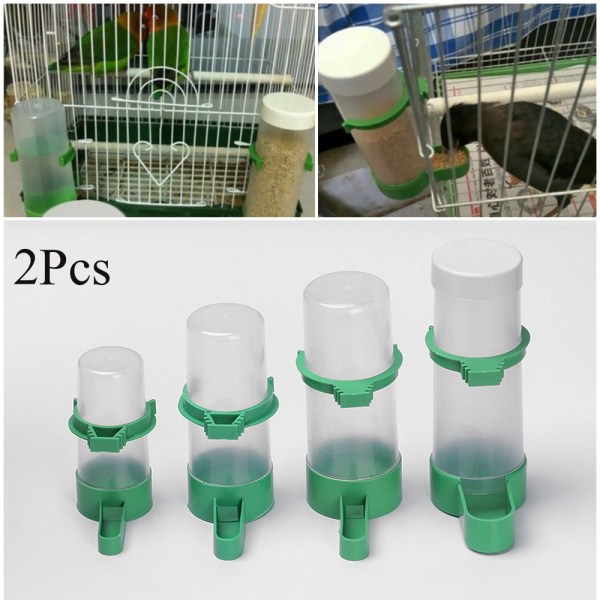 2stk Pet Water Drinker Fôringsutstyr Mater 60ML-WATER 60ml-Water Drinker