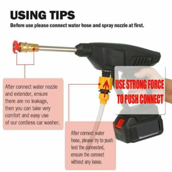 Sladdlös tvättmaskin Car Cleaner US PLUG1 BATTERI 1 BATTERI US Plug1 Battery