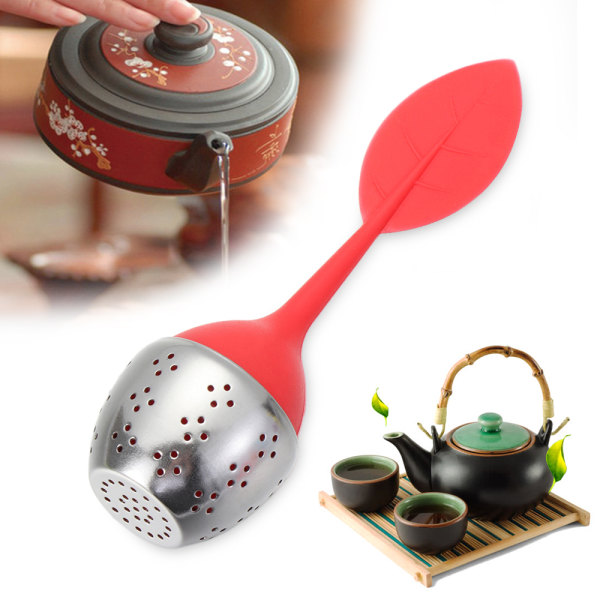 Te Infuser Leaf Tea Strainer PINK pink