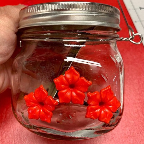 Hummingbird Feeder foderporte Mason Jar