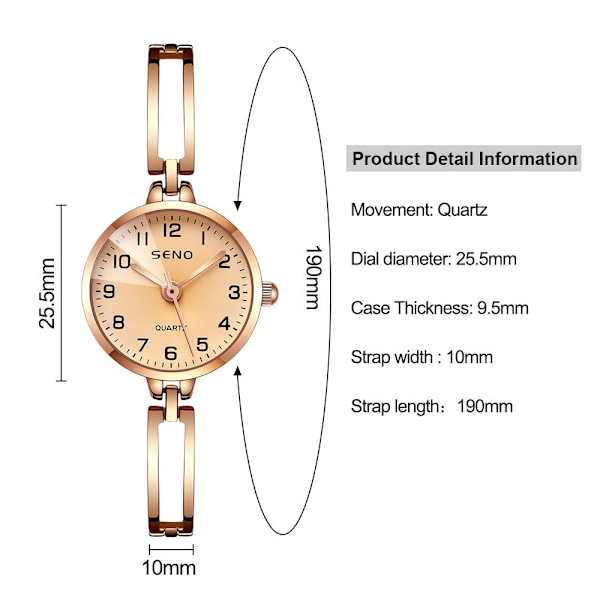 Naisten watch Quartz WristWatch Quartz Watch