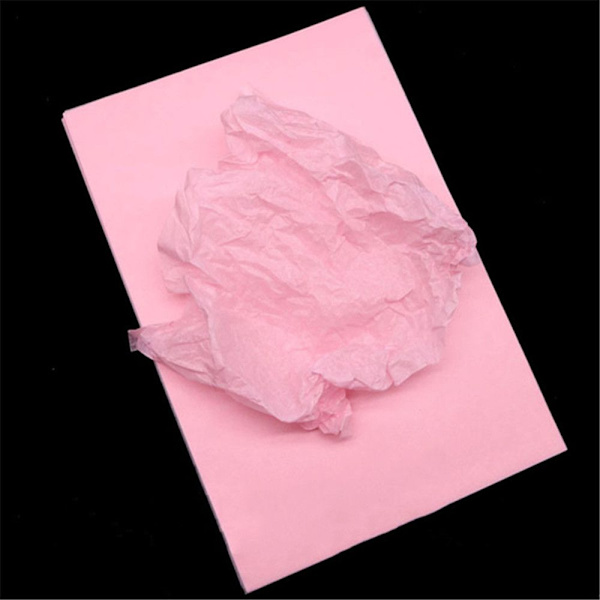 100 arkkia/pakkaus käärepaperit Liner Pehmopaperi VAALEENA Pink