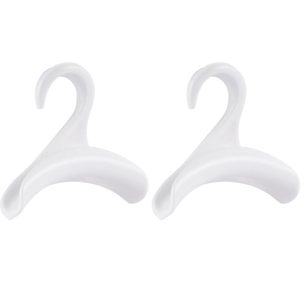 2STK/SÆT Taskestativ Stofkrog HVID 2STK/SÆT 2STK/SÆT White 2PCS/Set-2PCS/Set