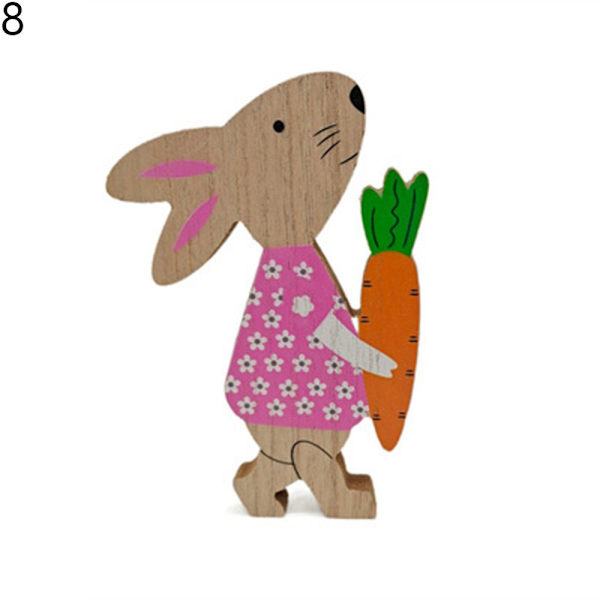 15 cm påskepynt Bunny Pendant 8 8 8