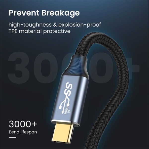 Type C -kaapeli USB 3.1 Gen 2 1M 1m