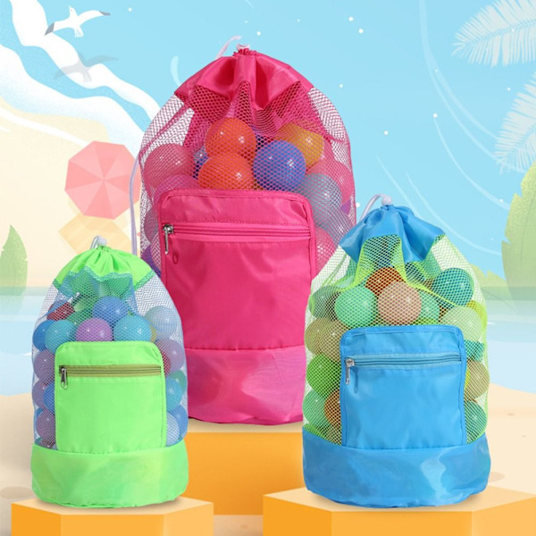 Beach Storage Pouch Storage Ryggsäck BLÅ blue