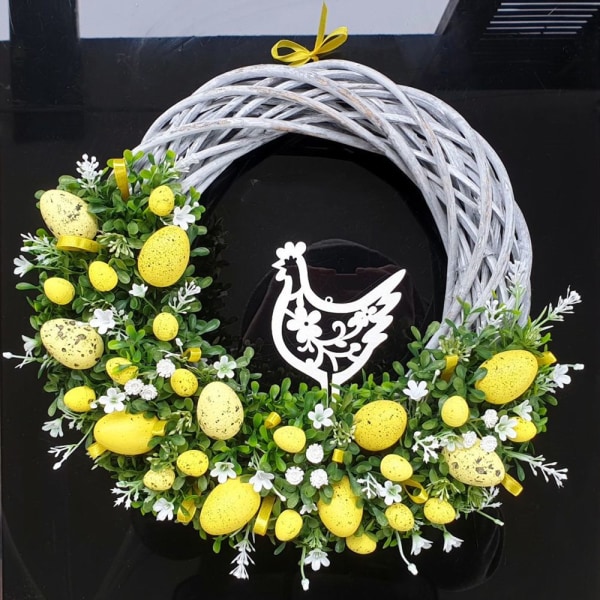 Påskkransar Rabbit Garland 3 3