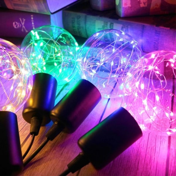 Scen Glödlampa Koppartråd Glödlampa MULTICOLOR Multicolor