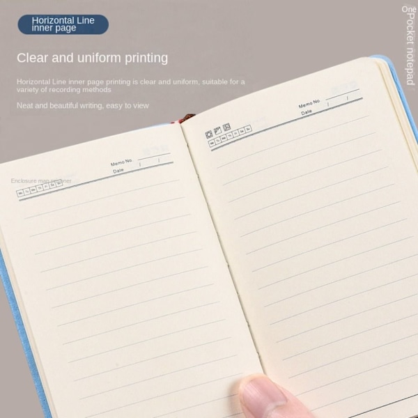 A6 Notesblok Lille notesbog BEIGE beige