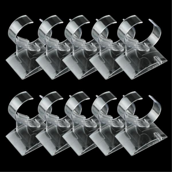 10st klar akryl STOR large