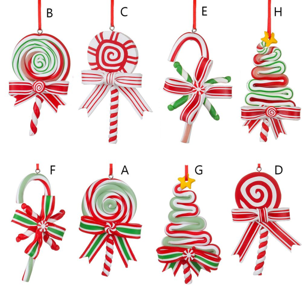 Christmas Candy Ornaments Lollipop Ornament C C C