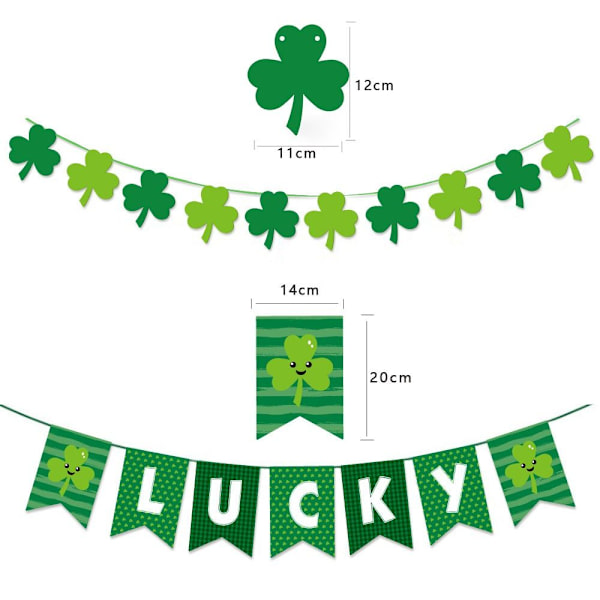 S:t Patricks Day Party Dekoration 1 20ST 1 20ST 1   20Pcs