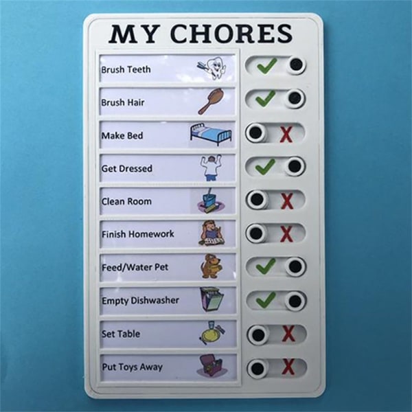 Memo Plast Board Memo Checklista My Chores
