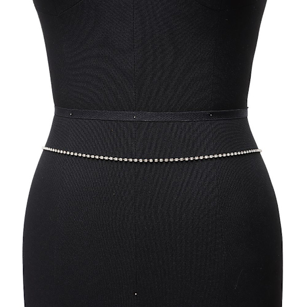 Rhinestone Body Chain Crystal Midjekedja MULTICOLOR multicolor