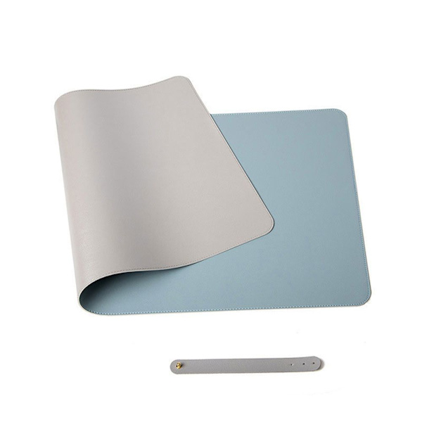 Musemåtte Skrivebords beskyttelsesmåtte SKY BLUE&GREY 700X350MM Sky Blue&Grey 700x350mm