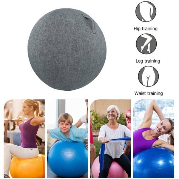 Yogaboll Dammtätt cover Anti-Slip Bomull 55CM 55cm