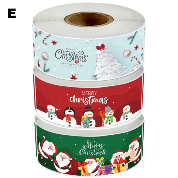 120st paketförseglingsdekaler God Jul C C C