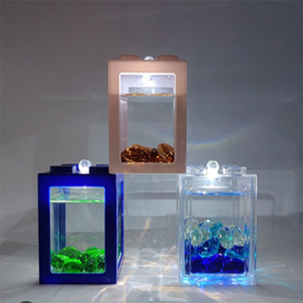 LED Betta Akvaario Betta Kalatarvikkeet VAALEAN SININEN light blue