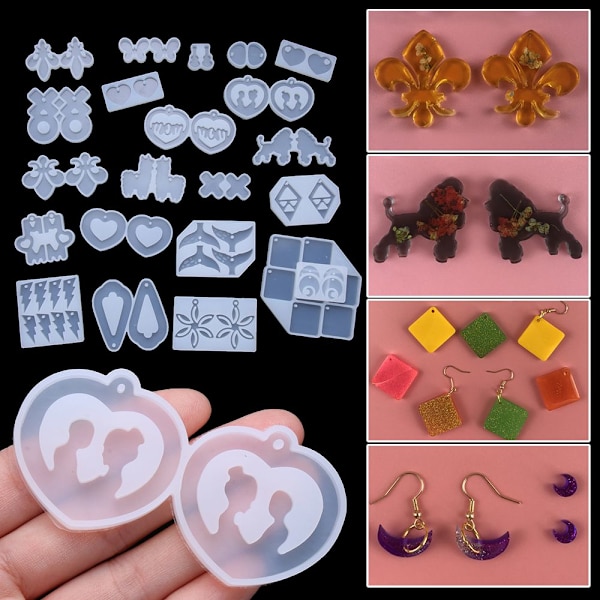 Korvakorut Resin Mold Riipus Molds P P