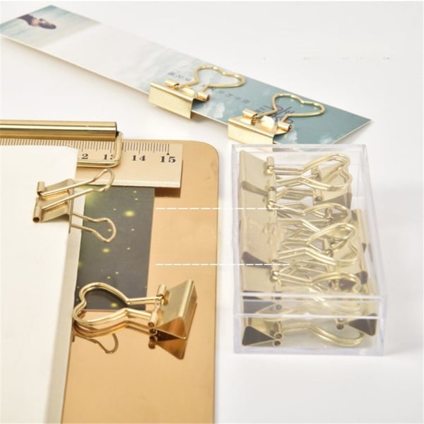 30 stk. Papirclips Binder Clips 3 3 3