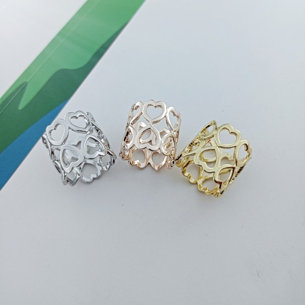 6 ST Halsduksknapp Silver Färg GULD gold