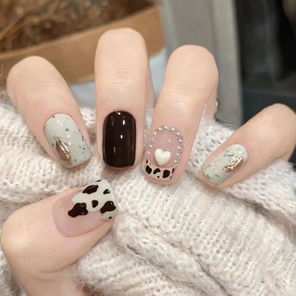 24stk False Nails Short Square Z554 Z554 Z554