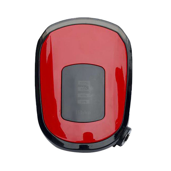Elektrisk cykelinstrument E-cykel Digital Indikator RØD red