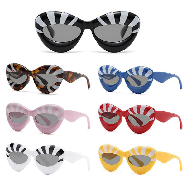 Sexy Lip Sunglasses Cat Eye aurinkolasit RED Red