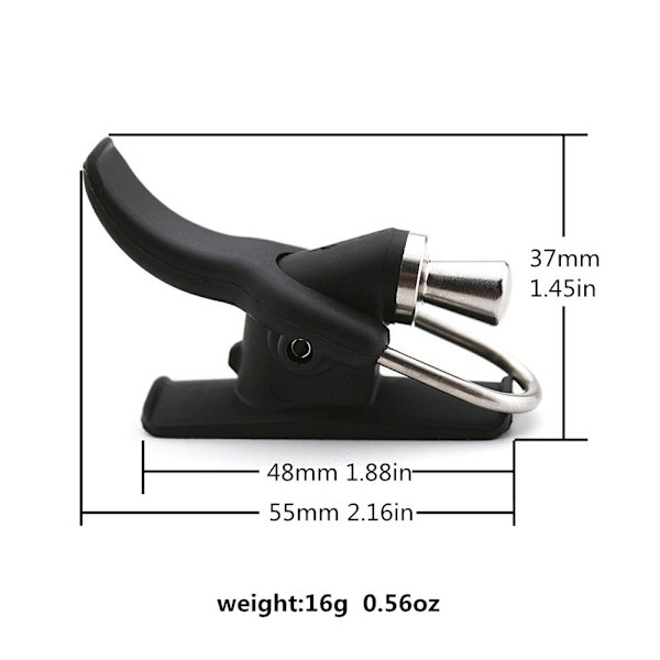 Fishing Launch Gun Clamp Tommelfingerknap MULTICOLOR multicolor