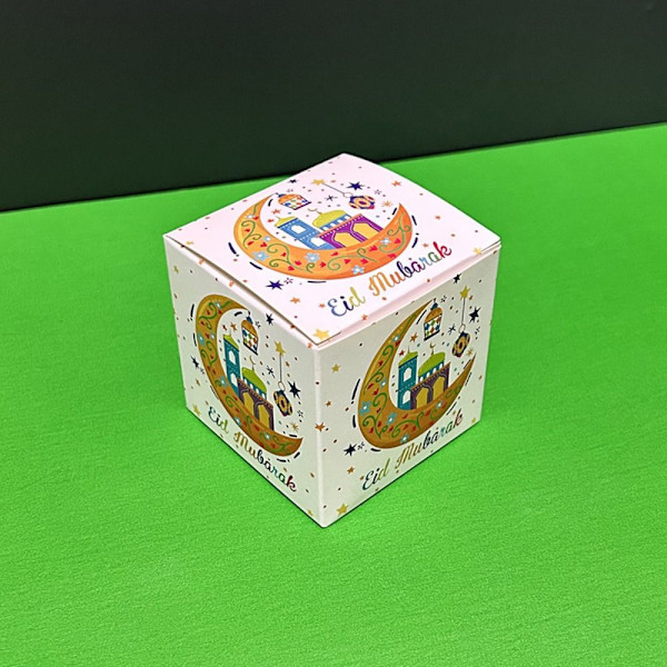 10 stk Eid Mubarak gaveæske Candy Box F F F