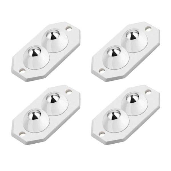 8st/ set Förvaringslåda Hjul Möbelremskiva VIT white