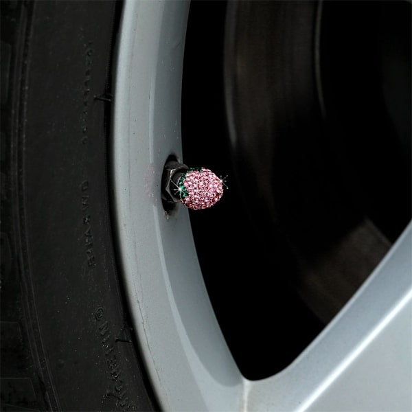 4 kpl Rengasventtiilin korkit Shining Wheel Cap 2 2 2