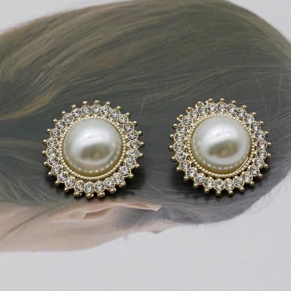 10 Stk Pearl Tøj Knapper Skjorte Knapper 23MM 23MM