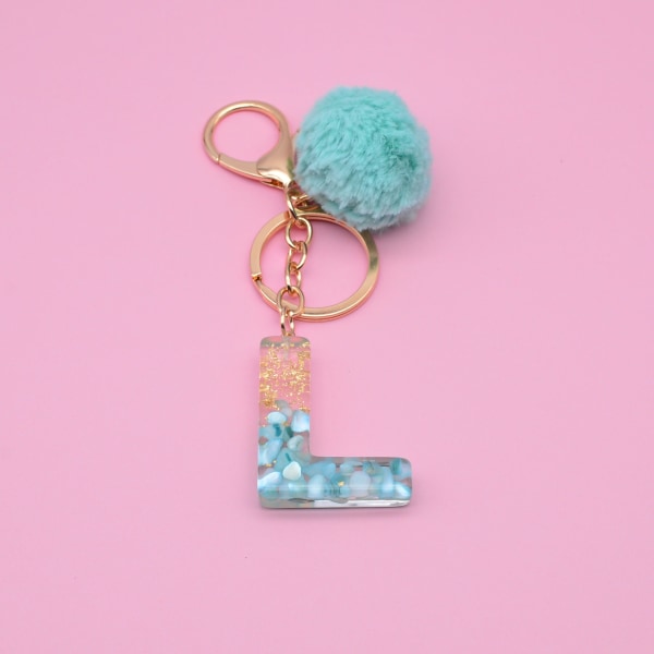Letter Keychain Alphabet Avaimenperä L L L