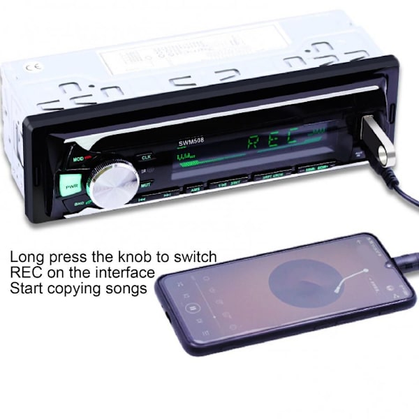 Bil MP3-spelare Bilradio In-dash Audio Huvudenhet