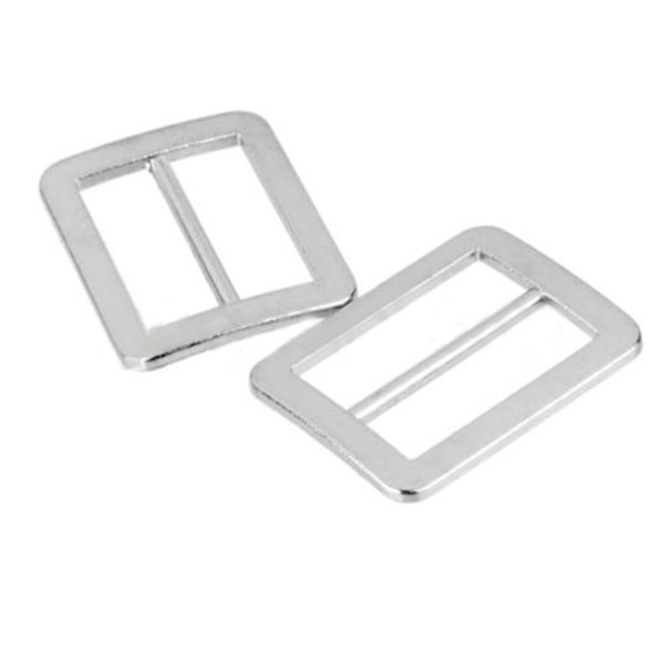 10 kpl Tri-glide Buckle Adjust Soljet Reppuhihnat MUSTA Black 3.5cm