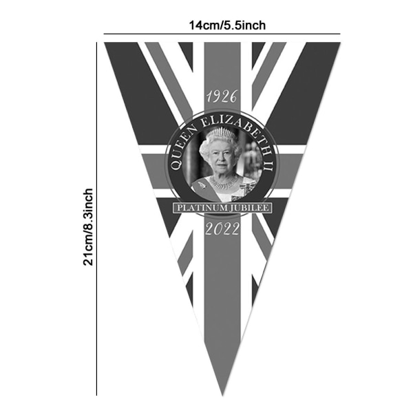 Queen String Flag Triangle Flag STYLE 2 STYLE 2 Style 2