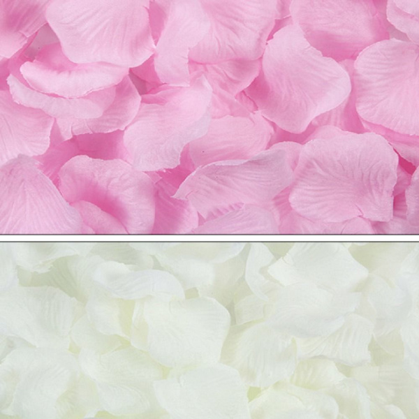 Rosenblad Falska blomblad SVART black