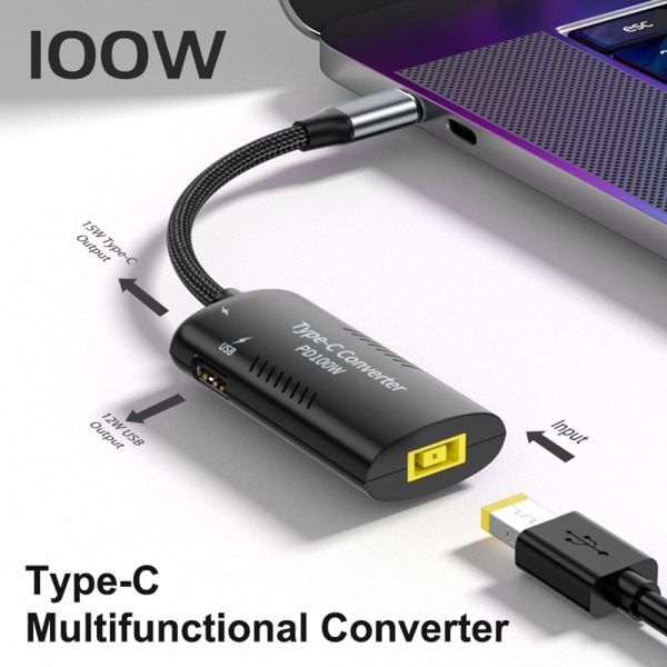 Oplader Konverter USB Type C DC 55 21 DC 55 21 DC 55 21