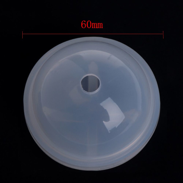 5 størrelser Silikonform Craft Ball Kuleform 60MM 60mm