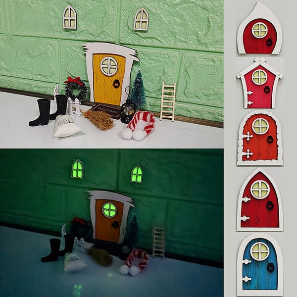 Elf Door Set Nukkekodin tarvikkeet 1 1 1