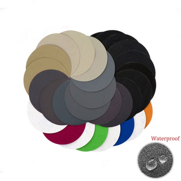 5/10/20 stk. sandpapirpuder Slibeskive 60 - 10000 korn 5 stk. 5Pcs 2500Grit