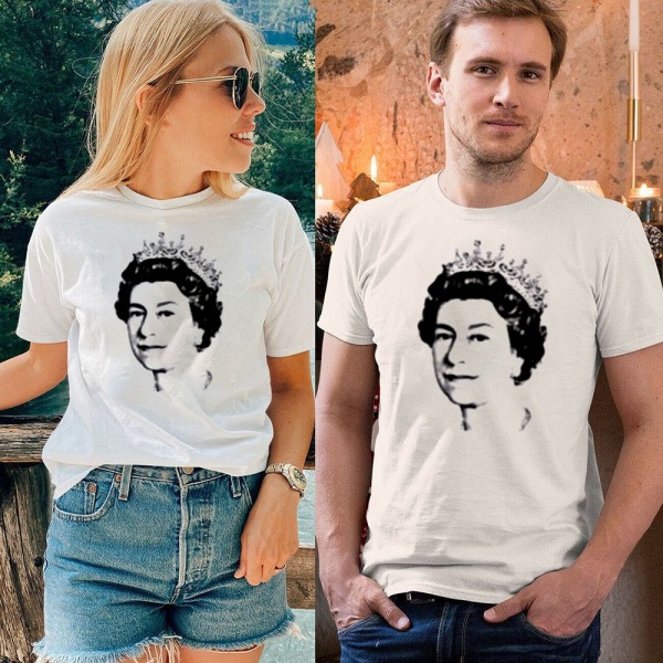 Queen Platinums Jubilee T-Shirt 1926-2022 Queen T Shirt Kläder L