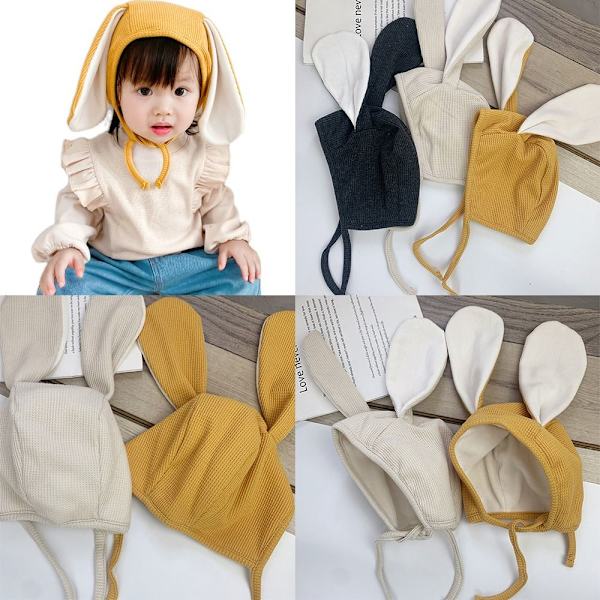 Öronlappsmössor Baby GUL yellow