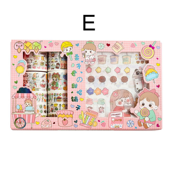10*10 cm set Käsikirjatarrasarja EE E