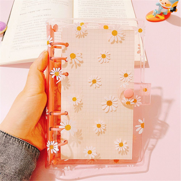 Gjennomsiktige mapper Permlommer ROSA A6 A6 pink A6-A6