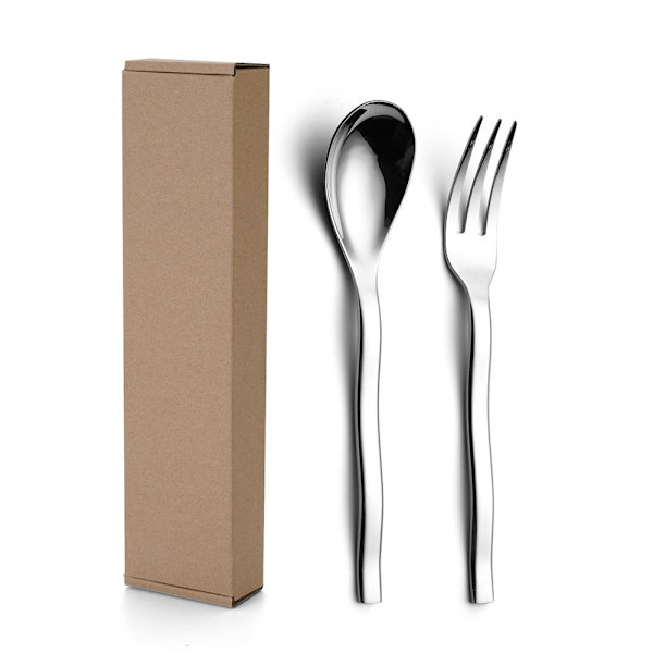 Ruokailuvälinesetti Set HOPEAA LAATIKKOLLA LAATIKKOLLA silver with box-with box